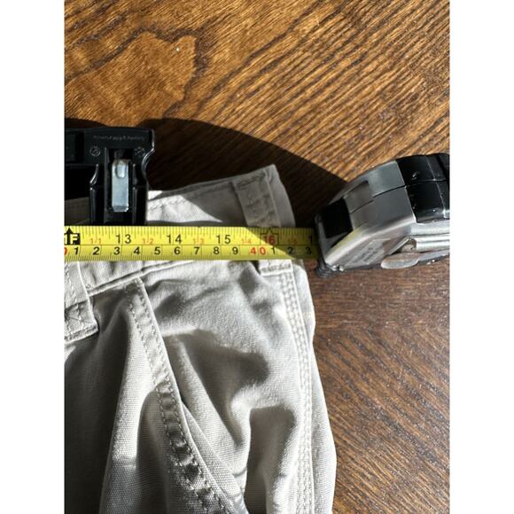 Carhartt Force Shorts Mens 34 Beige Cargo Workwear Relaxed Fit - Picture 4 of 6